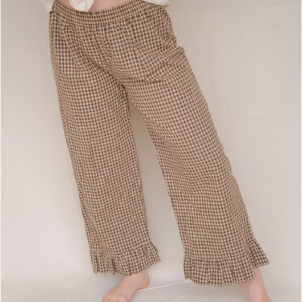 Sønderhaus Brown Gingham Boxer Pants